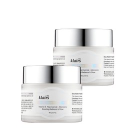 Clairs Nakugen Freshly Juiced Vitamin E Mask, 3.4 fl oz (90 ml), Set of 2, Cream, Korean Cosmetics, Skin Care, Moisturizing, Vegan, Pores, Face, Night Care Cream, Large Capacity, Gift, Present