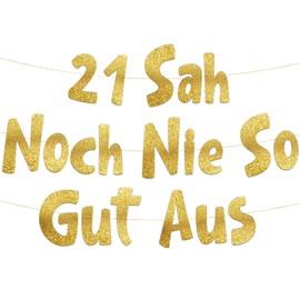 Funny 21st Birthday Banner 21 Never Looked So Good Party Supplies