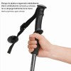 2 Pcs Bastones Senderismo Plegables Trail Running Y Trekking Negro