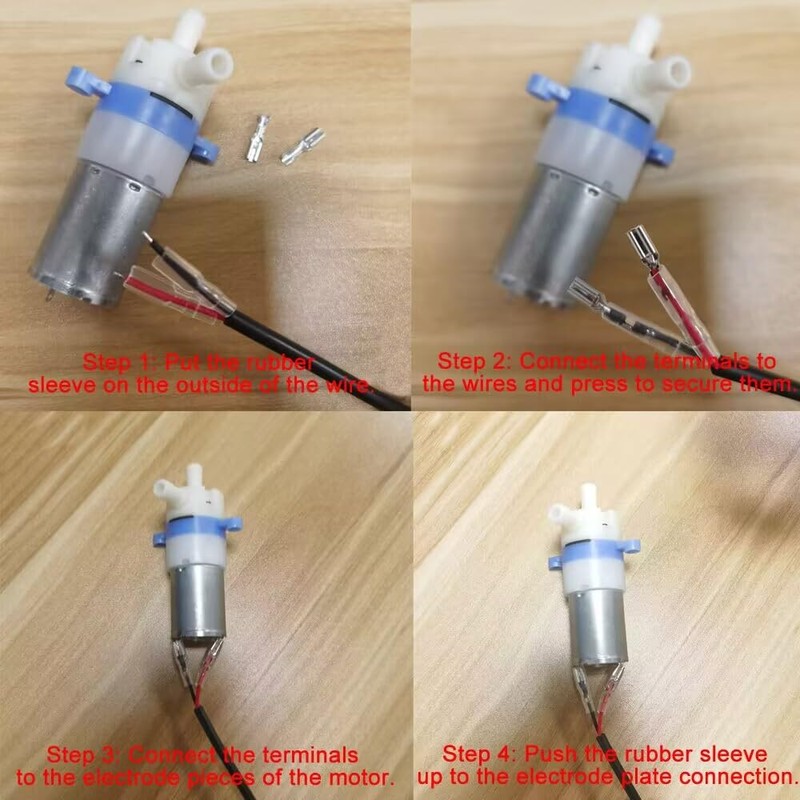 BRINGSMART Mini 12V Food Grade Water Pump 19GPH Low Noise