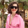 Dollger Square Oversized Sunglasses for Women Men Trendy Flat Top