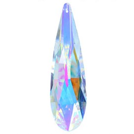 Little Swallow Suncatcher Crystal Hanging Chandelier Parts, Feng Shui Good Luck Item, Rainbow Maker Crystal Clear Pendant (Long Tier)