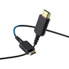 FEELWORLD Ultra Thin 4K Mini HDMI to HDMI Cable 1.5FT,