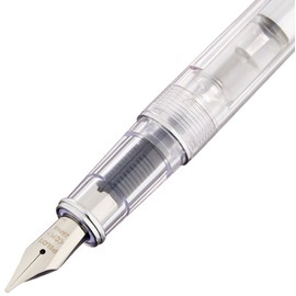 Pilot Prera Iro-Ai Calligraphy-Nib Transparent Orange Body Fountain Pen (FPRN-350R-TOCM)