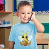 Custom Baby & Toddler T-Shirt Bee with Honey Pot Animals