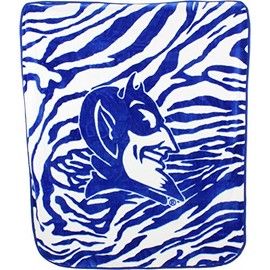 College Covers Duke University Blue Devils Blanket 50x60 Raschel Knit Throw Blanket