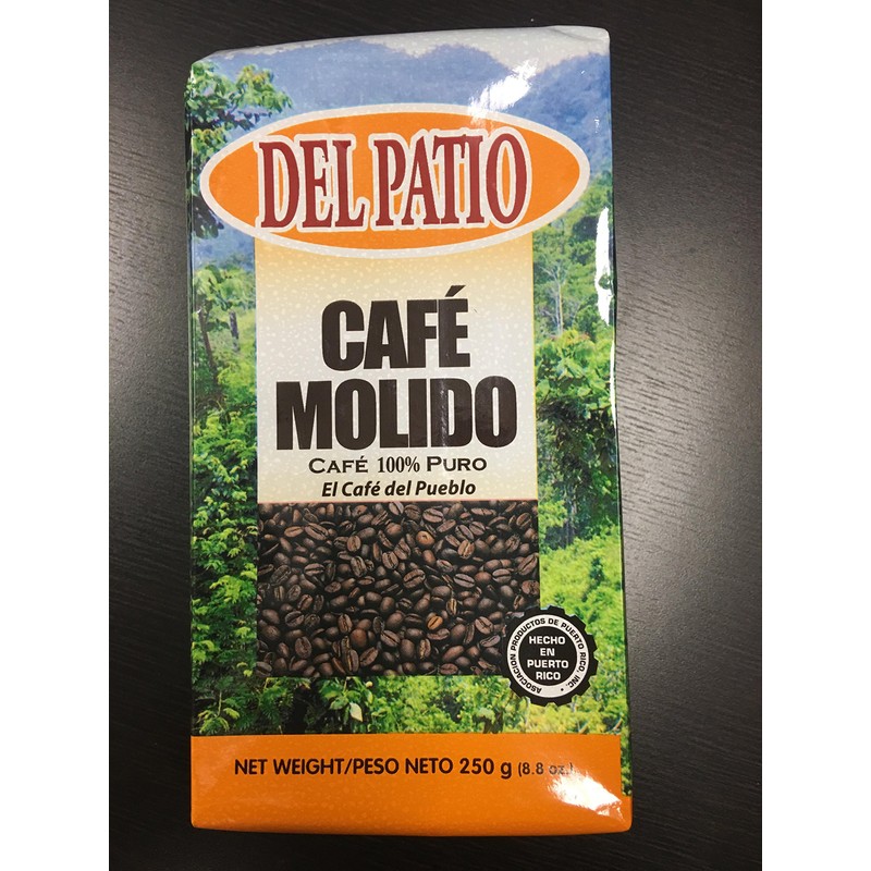 Del Patio Cafe Molido (Ground Coffee) 8.8 Ounces