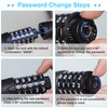 Bomkim Bicycle Lock, High Security Level 5-Digit Code Chain Lock,