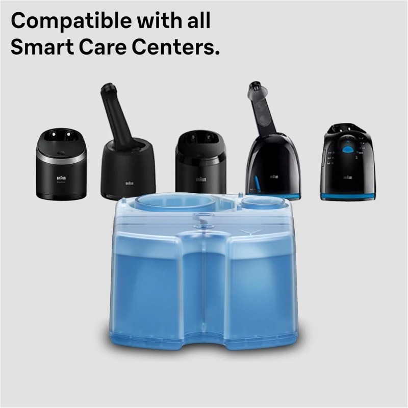 Braun Clean Renew Refill Cartridges CCR , Blue, 3 Count