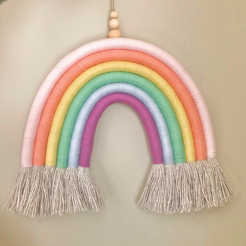 YUZENET Braided White Cotton Rope (1/2 inch x 100 ft)