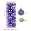 AUXO-FUN 1.57" 28ct shatterproof Christmas Ball Ornaments in 4 Classic