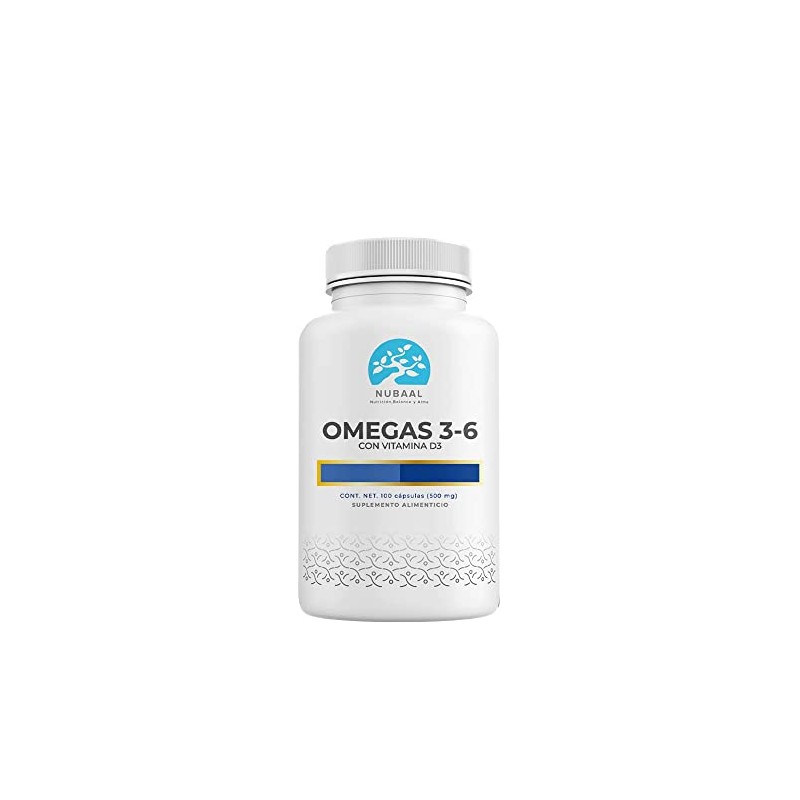 Nubaal Nutricin, Balance y Alma Omega 3-6 de 500mg- cidos