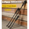 Pry Bar Set, 12", 17" and 25" Heavy Duty Pry