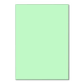 50 sheets DIN A5 paper - mint green - 120gr - 14.8 x 21cm - craft paper, construction paper, writing paper - by GUSTAV NEUSER