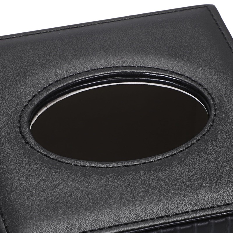 Sumnacon PU Leather Tissue Box Cover Modern Square Tissue Box