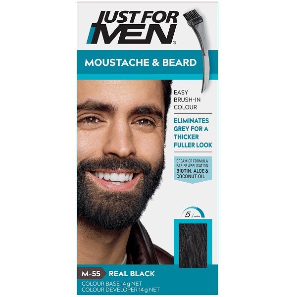 Just For Men MOUSTACHE & BEARD - Real Black