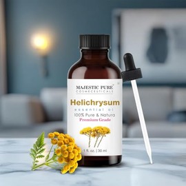 MAJESTIC PURE Helichrysum, aceite esencial de grado terapéutico de la más alta calidad, 1 fl oz