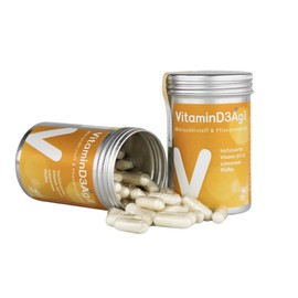 AgilNature VitaminD3Agil 90 Kapseln - vegan, glutenfrei, laktosefrei, made in Germany