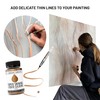 KAMENSKAYA Liquid White Gold Leaf Paint: Alcohol Based Fast Drying