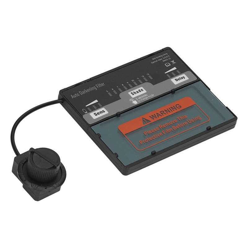 Auto Darkening Filter Welding Cover Adjustable Solar Helmet Lens Big