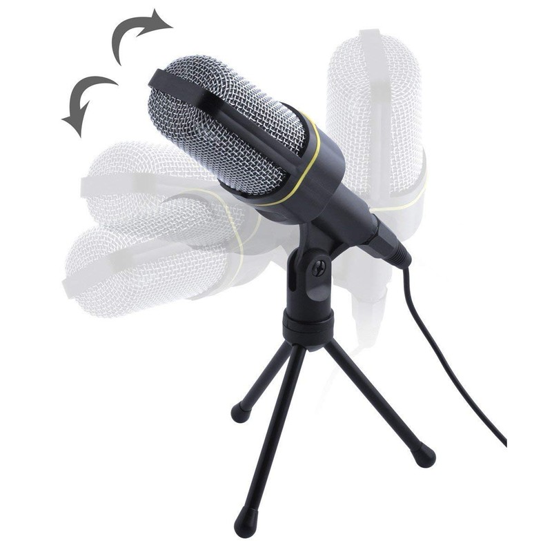 auvisio Microphone: Professional Condenser Studio Microphone with Tripod, 3.5 mm