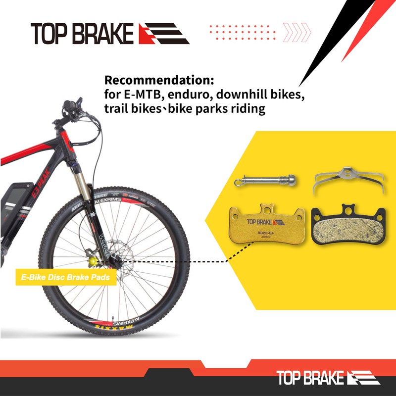 Top Brake Disc Electric Bike Brake Pads for Formula Cura