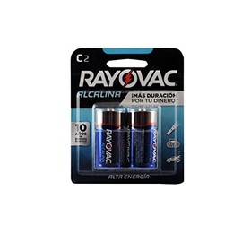 Rayovac Alkaline C Batteries, 814-2F, 2-Pack