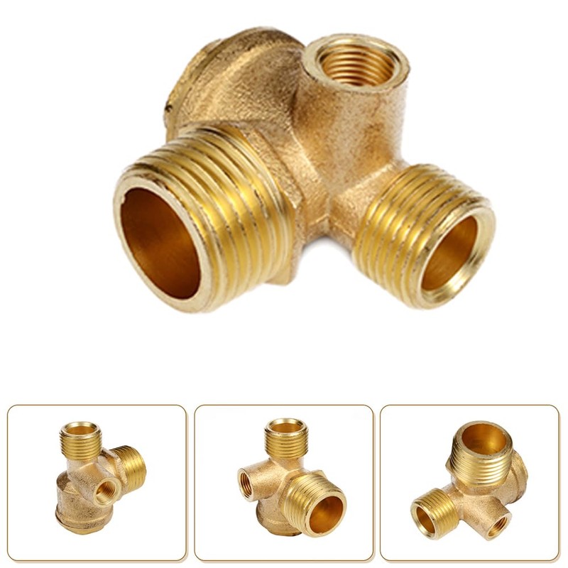 BE-TOOL Check Valve Compressor Check Valve 3-Way Air Compressor Valve