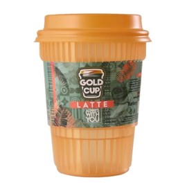 Gold Cup Instant Latte Smooth, Creamy Bliss Your Daily Dose of Comfort (6 Cup Coffee Pack)