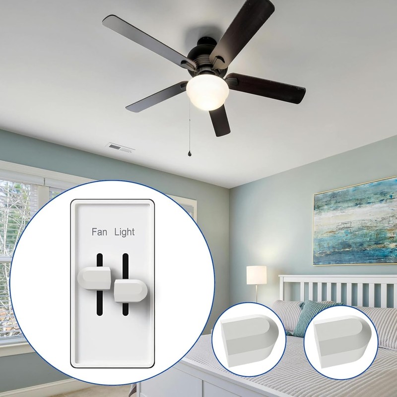 6Pcs Dimmer Switch Knob Replacement Set, Two Split Knobs Compatible