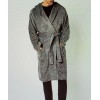 St. John's Bay Robe: St Johns Bay Plush Hooded Gray