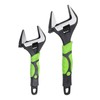 sourcing map 2pcs Adjustable Wrench 8" 6" CR-V Wrench Set