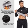 LAZAWG Sauna Jacket for Men Long Sleeves Short Side Zip