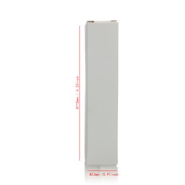 COSIDEA 50pcs 23 * 23 * 110mm lip gloss Craft White paper boxes Small packing box 350gms for lipgloss mascara lipstick packing