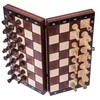 Square Chess Game Magnetic Classic Wooden Chess Figures and Chess