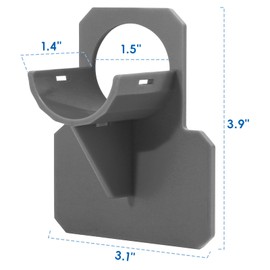 Holders for Above Ground Pool Hoses, Swimming Pool Hose Holders for Keeping Hoses Fixed, Pool Filter Hose Holders 4 Pcs (Gray)