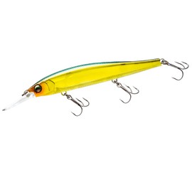 DUEL L-Bass Jerkbait Mid Slow Floating 110mm Metallic Ghost Crokin Bass Fishing