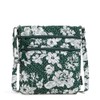 Vera Bradley Iconic Triple Zip Hipster, Signature Cotton, Dk Green/White
