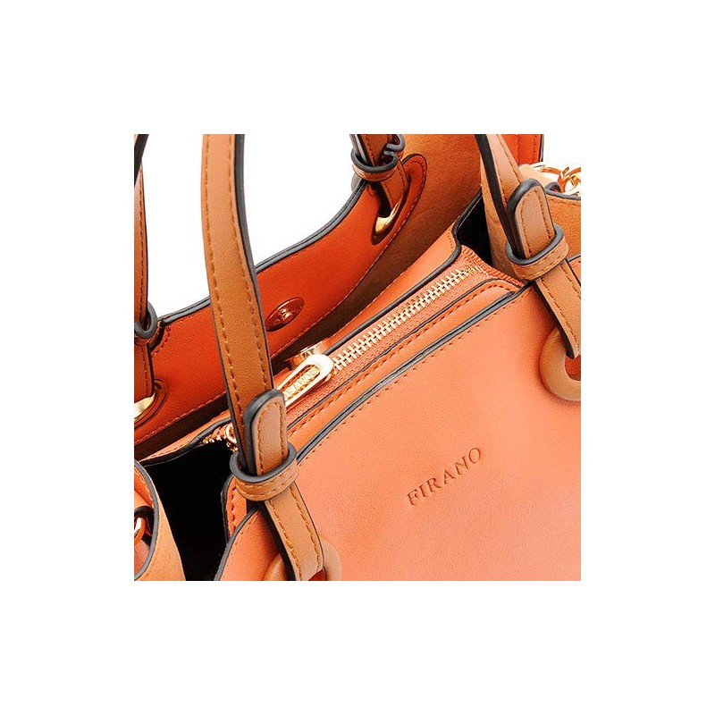 FIRANO 402290 3-Part Casual Chic 2-Way Handbag, Women's, Filano, green