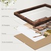 Fisnish 16x24 Picture Frame, Classic Brown 16 x 24 Poster