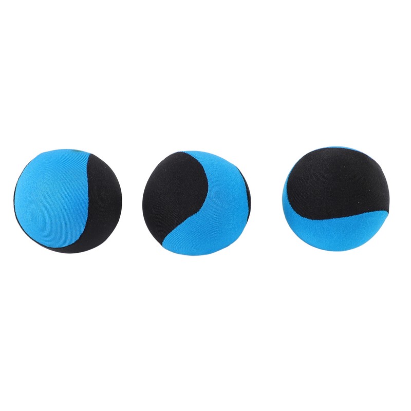 3Pcs Water Bouncing Balls Durable Rubber Water Skipping Balls Grip