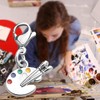 CHOORO Artist Palette Clip-on Charm Paint Palette Zipper Pull Gift