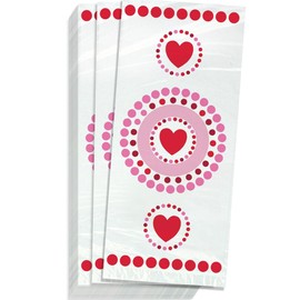 Unique Party 44877 - Cellophane Radiant Hearts Valentine Party Bags, Pack of 20