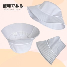 RUNQIU Men's Bucket Hat, Cotton, Safari Hat, Large, Deep, Wide Brim, Sun Protection, Fashion, UV Protection, UPF50+, Spring and Summer, Sun Protection, UV Protection, Lightweight, Solid, Small Face