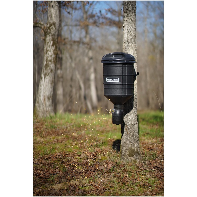 Moultrie 15 Gallon Directional Hanging Deer Feeder | 30-Degree Range