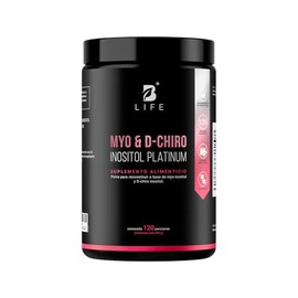 Myo y D-Chiro Inositol 120 días de consumo. Mezcla de 40:1. Myo & D-Chiro Inositol Platinum 492 Gramos. B Life