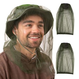 Moskitonetz Kopfbedeckung Moskitonetz-Hut Insektenhüte mit Netz Imker Imker Bienenzucht Schleier Hut Wandern Gartenarbeit Mesh Kapuze Wandern für Imker Camping Angeln