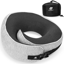 Lufet Travel Neck Pillow (Light Grey)