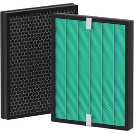 Airmega 150 Filter Replacement Compatible with Coway Airmega 150 (AP-1019C) & Airmega 160 Air Purifiers, Green True HEPA and Enhanced Activated Carbon Filter, Part＃AP-1019C-FP Upgraded Version 2 Pack