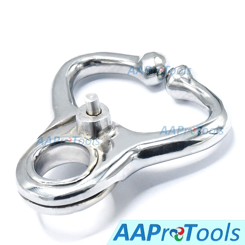 AAProTools Chrome-Plated Stainless Steel Bull Nose Leads, Each